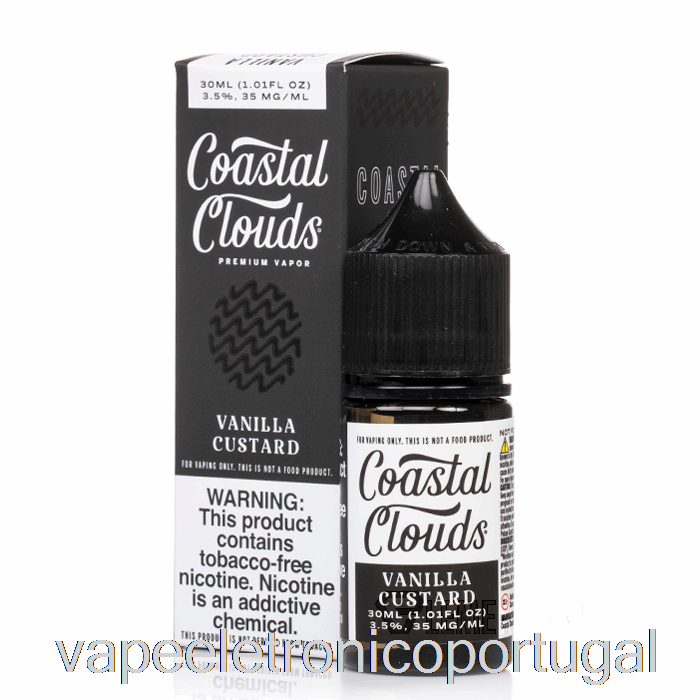 Creme De Baunilha Vape Eletrônico - Sais Costeiros - 30ml 35mg